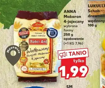 Kaufland Ania makaron 4-jajeczny oferta