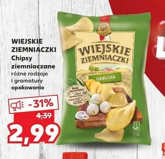Kaufland WIEJSKIE ZIEMNIACZKI Chipsy ziemniaczane oferta