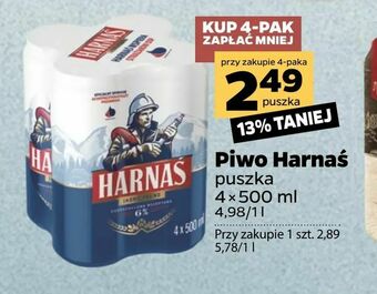 Netto Piwo Harnaś oferta