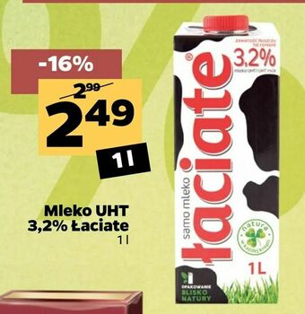 Netto Mleko UHT 3,2% Łaciate oferta