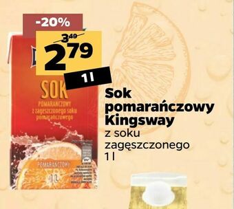 Netto Sok pomarańczowy Kingsway oferta