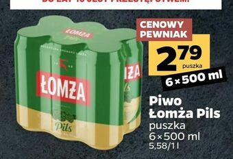 Netto Piwo Łomża Pils oferta