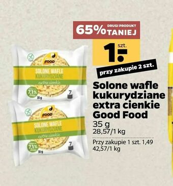 Netto Solone wafle kukurydziane extra cienkie Good Food oferta