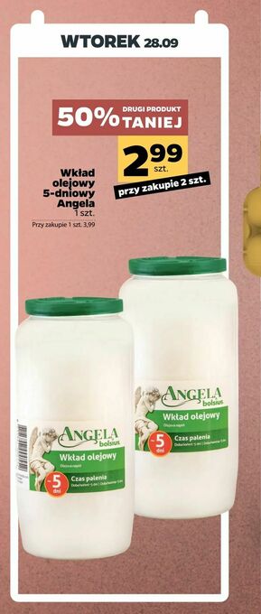 Netto Wkład olejowy 5-dniowy Angela oferta