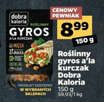Netto Roślinny gyros a'la kurczak Dobra Kaloria oferta