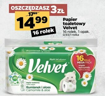 Netto Papier toaletowy Velvet oferta