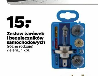 Netto Zestaw żarówek i bezpieczników samochodowych oferta