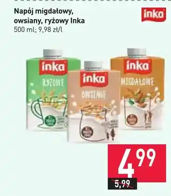 Stokrotka Napój migdałowy, owsiany, ryżowy Inka oferta