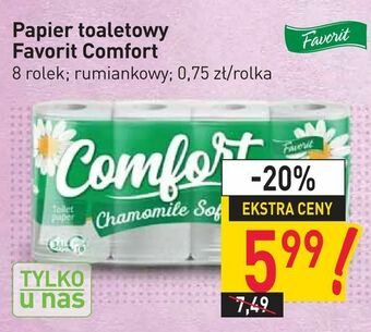Stokrotka Papier toaletowy Favorit Comfort oferta