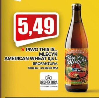 Topaz Piwo This is.... Mlecyk 500ml oferta