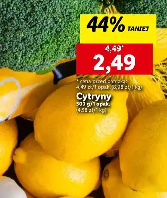 Lidl Cytryny 500 g/1 opak. oferta