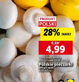 Lidl Polskie pieczarki 500 g oferta