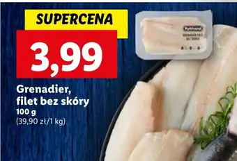 Lidl Grenadier, filet bez skóry 100g oferta