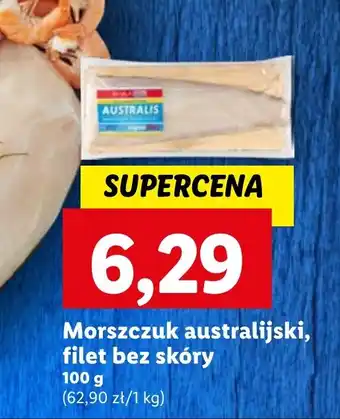 Lidl Morszczuk australijski, filet bez skóry 100 g oferta