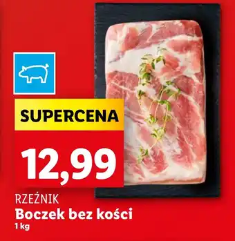 Lidl Boczek bez kości 1 kg oferta
