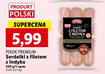 Lidl Serdelki z filetem z indyka 340 g oferta