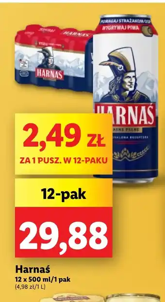 Lidl Harnaś 12 x 500 ml/1 pak oferta