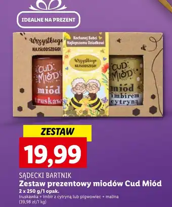 Lidl Zestaw prezentowy miodów Cud Miód 2 x 250 g oferta
