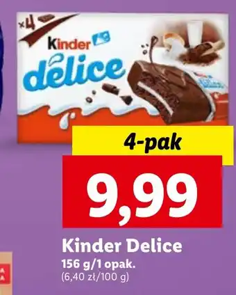 Lidl Kinder delice 156 g oferta