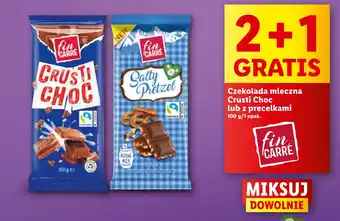 Lidl Czekolada mleczna Crusti Choc lub z precelkami 100 g/1 opak. oferta