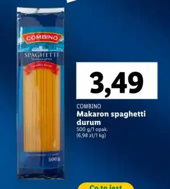 Lidl Makaron spaghetti durum 500 g oferta