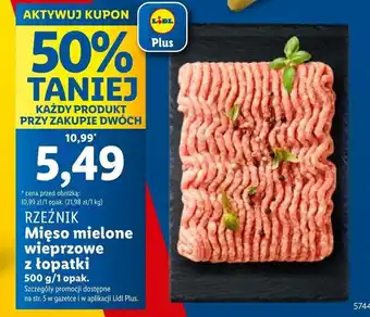 Lidl Mięso mielone rzeźnik oferta