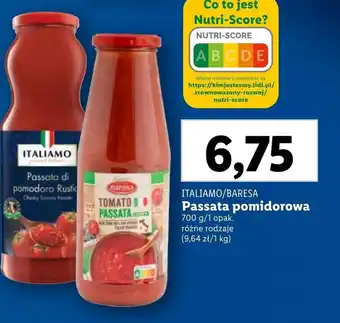 Lidl Passata italiamo oferta
