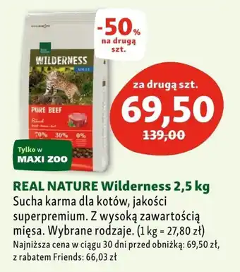 Maxi Zoo Karma dla kota real nature oferta