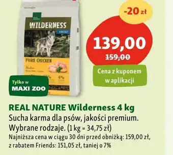 Maxi Zoo Karma dla psa real nature oferta
