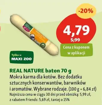 Maxi Zoo Karma dla kota real nature oferta