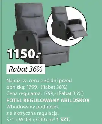 JYSK Fotel oferta