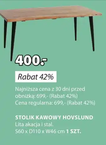JYSK Stolik kawowy s! oferta