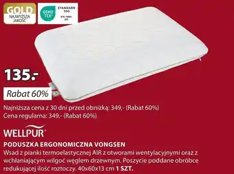 JYSK Poduszka ergonomiczna wellpur oferta