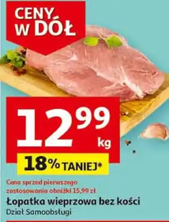 Auchan Łopatka bez kości oferta