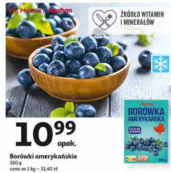 Auchan Borówki amerykańskie auchan oferta