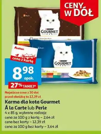 Auchan Karma dla kota gourmet oferta