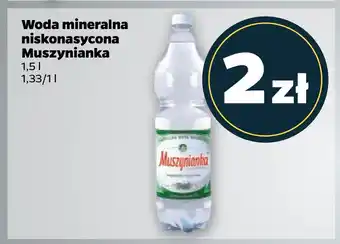 Netto Woda mineralna niskonasycona muszynianka oferta