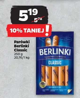 Netto Parówki berlinki classic oferta