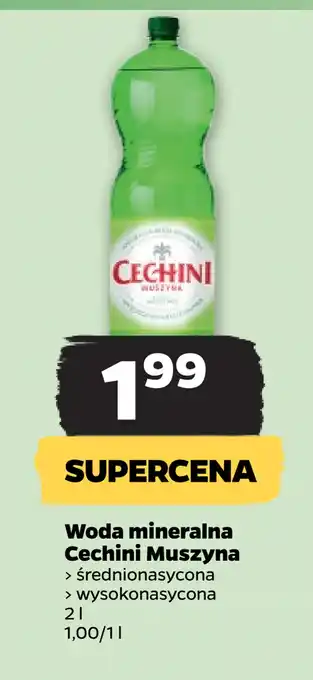 Netto Woda mineralna cechini muszyna oferta