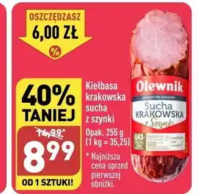 ALDI Kiełbasa olewnik oferta