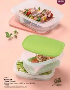 Tupperware Zestaw pojemników oferta