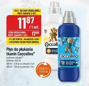 Polomarket Coccolino passion flower & bergamot płyn do płukania tkanin koncentrat 925 ml (37 prań) oferta