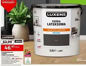 Leroy Merlin Farba lateksowa luxens oferta