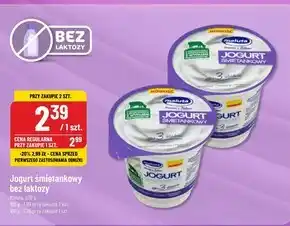 Polomarket Maluta jogurt śmietankowy naturalny bez laktozy 220 g oferta