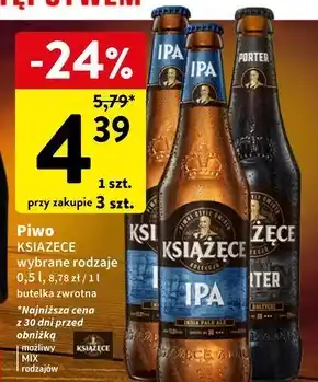 Intermarche Książęce ipa piwo jasne 500 ml oferta