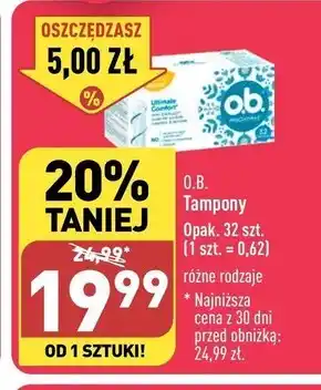 O.b. procomfort normal tampony 32 sztuki