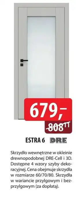 DDD Skrzydło drzwiowe dre oferta
