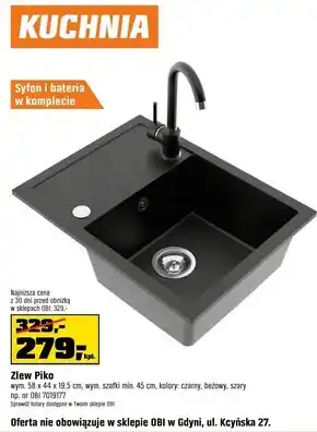 OBI Zlew oferta