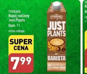 ALDI Tymbark just plants napój owies barista 1 l oferta