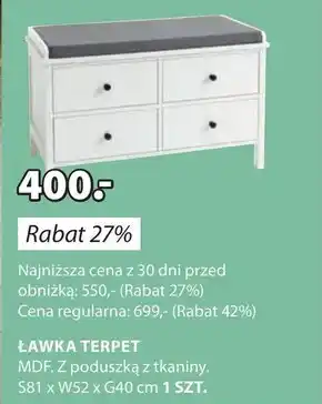 JYSK Ławka oferta